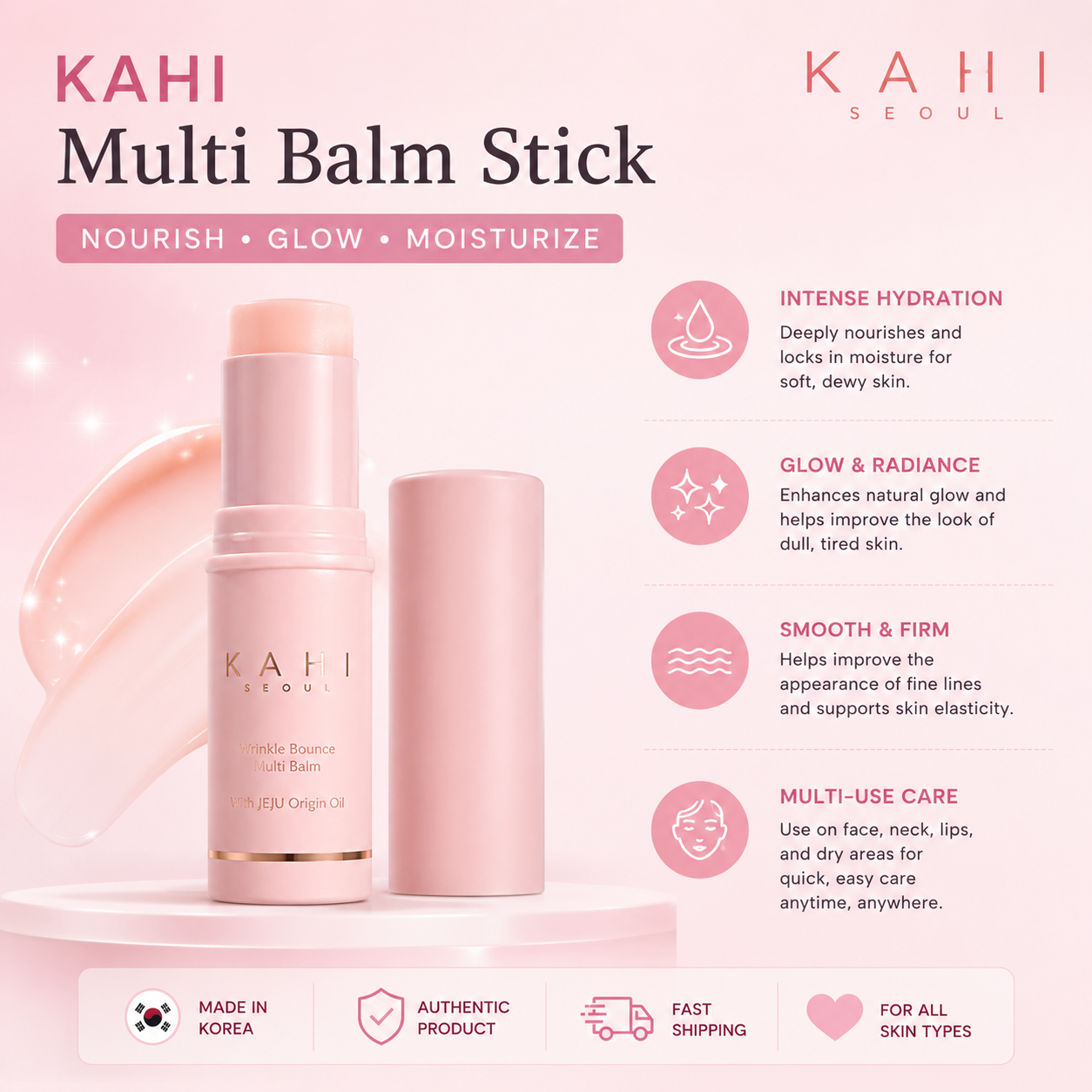 KAHI Wrinkle Bounce Multi Balm – The Original Korean Multi Balm Stick