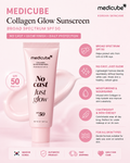 Medicube Collagen Glow Sunscreen SPF 50 ++++ – No Cast, Just Glow