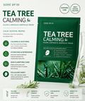 SOME BY MI Tea Tree Calming Glow Luminous Ampoule Mask – Soothing and Hydrating Sheet Mask